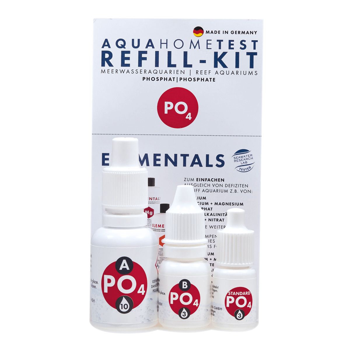 AquaHomeTest Refill-Kit PO4 - Nachfüll-Set / Refill set