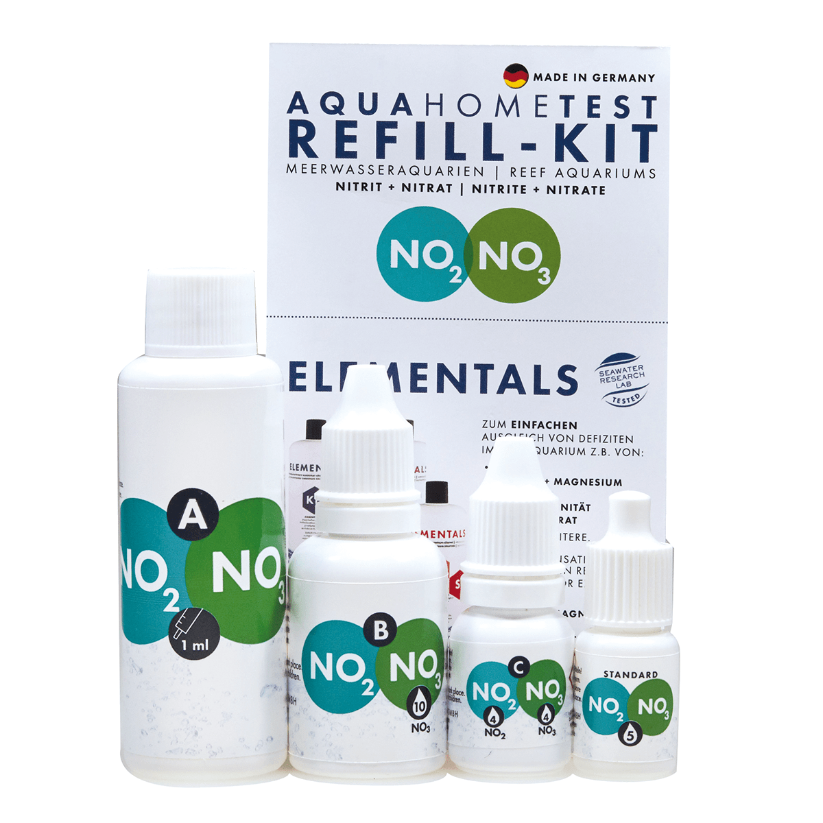 AquaHomeTest Refill-Kit NO2+NO3 - Nachfüll-Set / Refill set