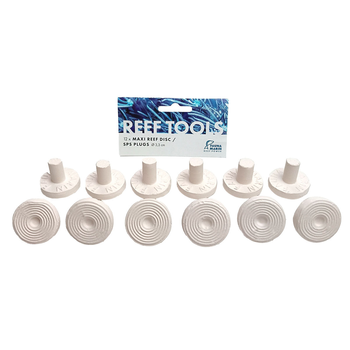 Mini Reef Disc - SPS Plugs à 3,3cm - 12 ST.