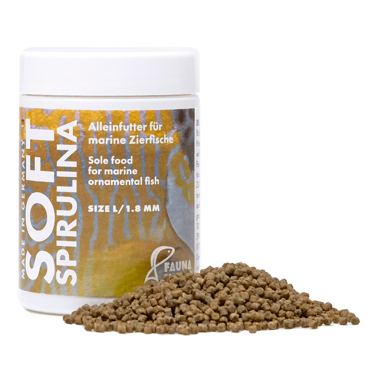 Soft Spirulina L - Alleinfutter für marine Zierfische - 60 g